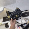 Túi Chanel Small Hobo Bag Gold Black AS3710-B09746-94305 18 Túi Chanel Đeo Chéo cầm tay Màu Đen Shiny Calfskin