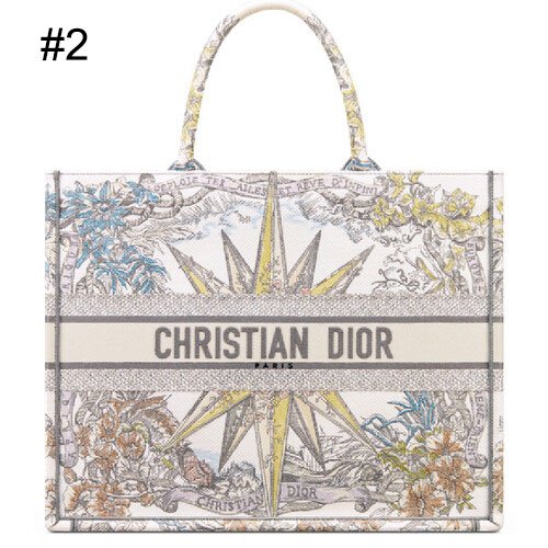 Túi Dior Book Large Tote Multicolor Họa Tiết 3 Túi Dior Book Large Tote White Multicolor M1286ZMDW-M884