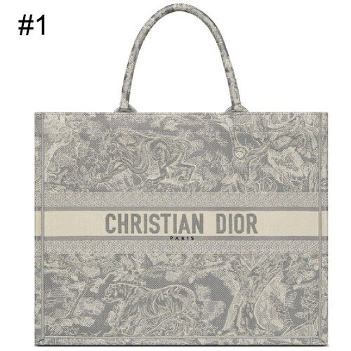 Túi Dior Book Large Tote Multicolor Họa Tiết 2 Túi Dior Large Book Tote Gray Toile De Jouy Reverse Embroidery M1286ZRGO-M932
