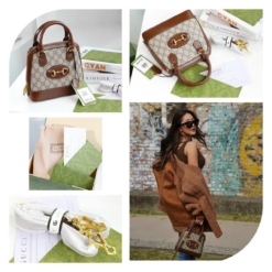 Túi Gucci Horsebit Brown