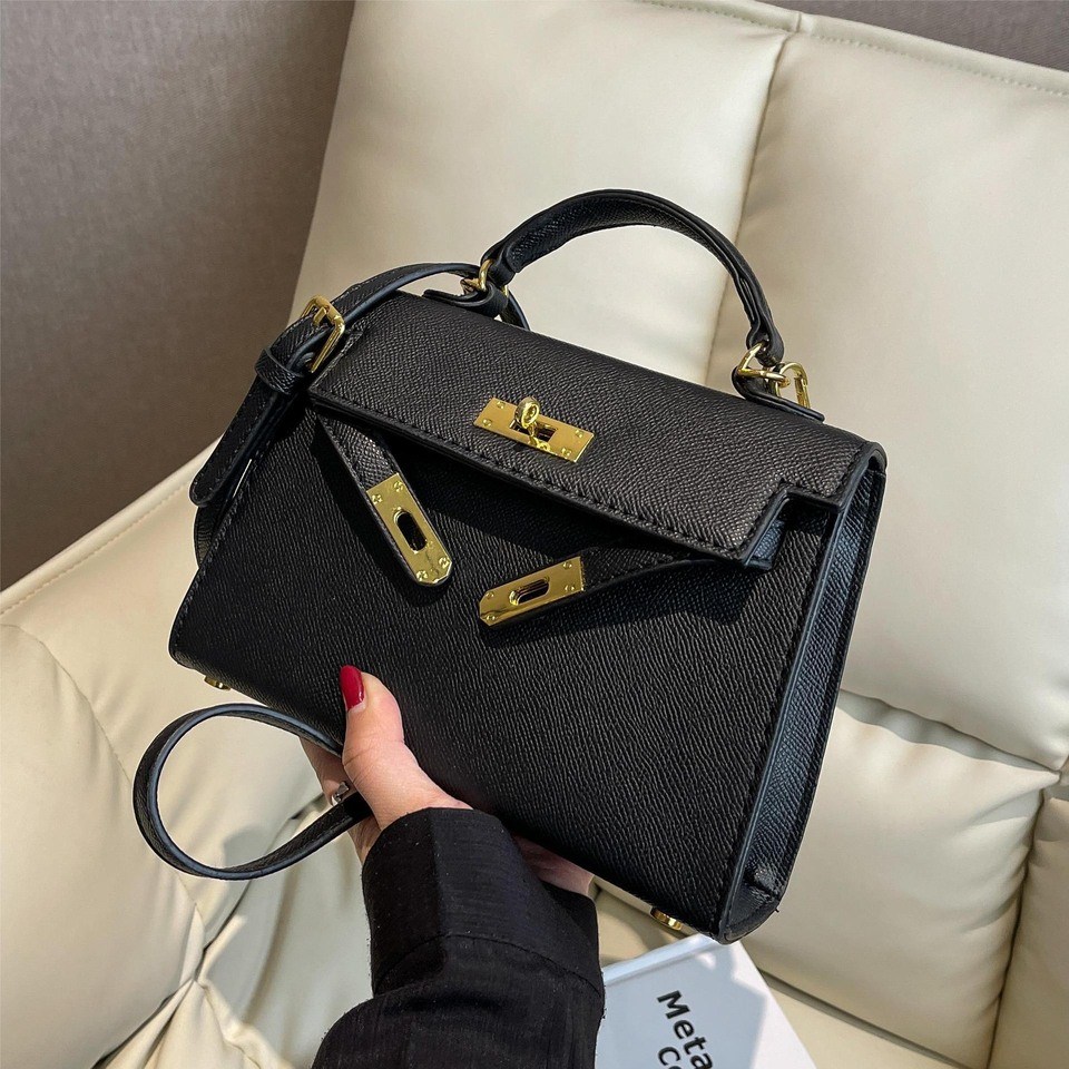 Túi Hermes Kelly Sang Trọng Trắng Đen Nâu Size 21 5 Túi Hermes Kelly Sang Trọng Đen Size 21