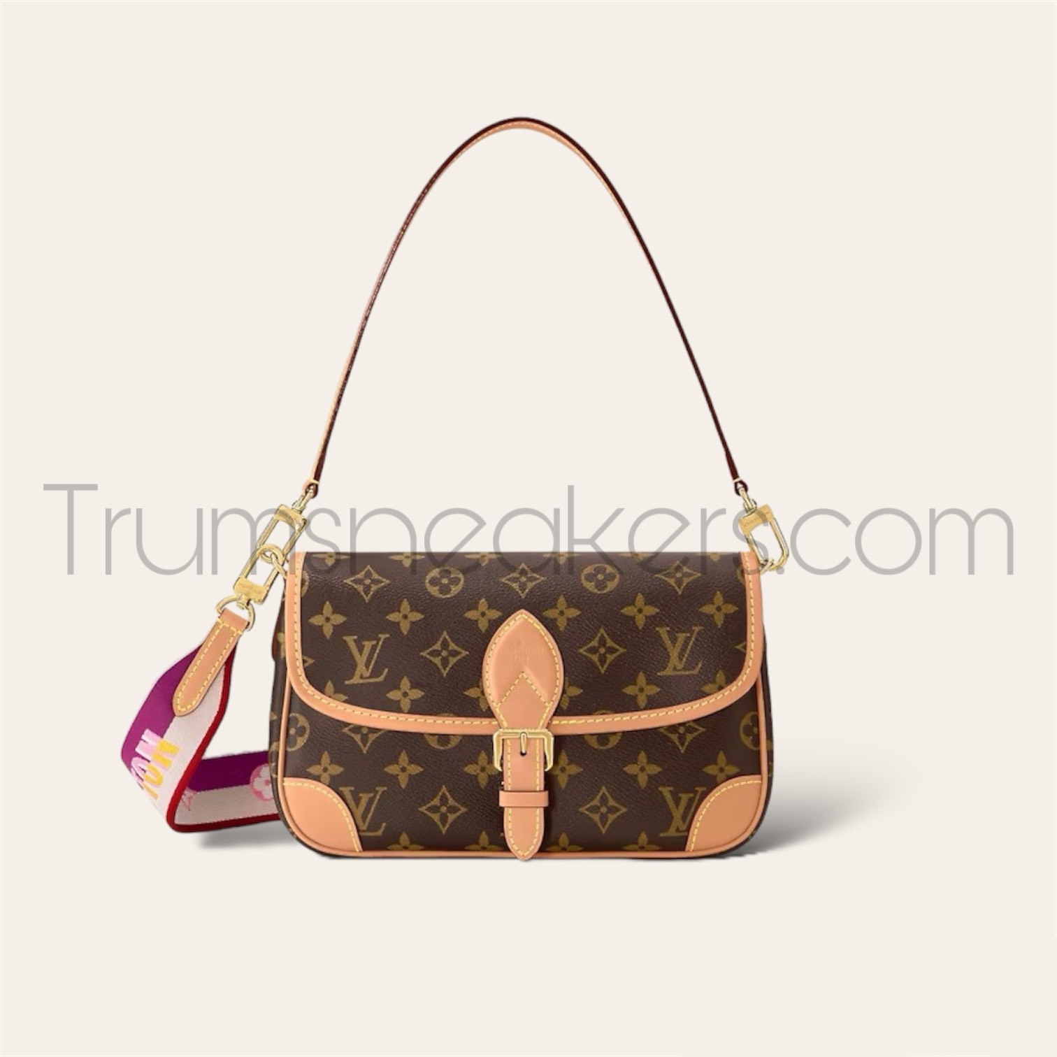 Túi Louis Vuitton LV Diane Bag Brown M46049 1 Túi Louis Vuitton LV Diane Bag Brown M46049