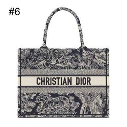 Túi Dior Book Large Tote Multicolor Họa Tiết 7 Túi Tote Dior Book Tote Blue Toile De Jouy Reverse Embroidery Medium Màu Xanh Blue