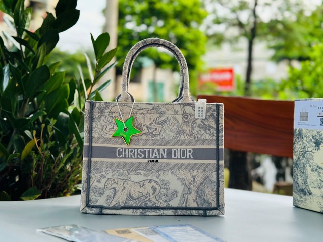 Túi Dior Book Large Tote Multicolor Họa Tiết 11 Túi Tote Dior Book Tote Trắng