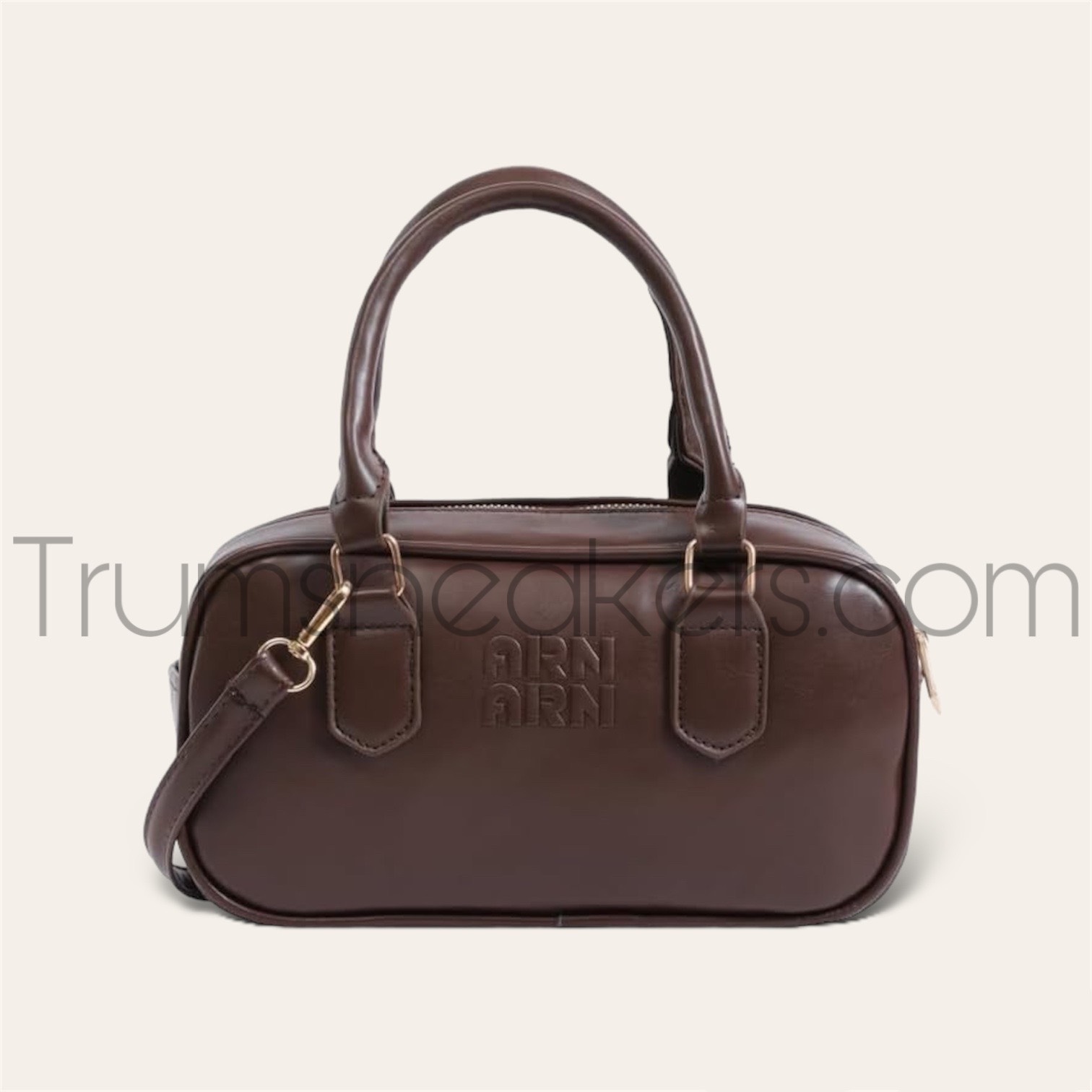 Túi Xách Tay Đeo Chéo Min Min Vintage Nâu Đen 1 Túi Xách Tay Đeo Chéo Min Min Vintage Nâu Đen Da lộn