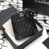 Balo 2in1 Mini Lady Chanel Black Size 22 Đen 10 Balo 2in1 Mini Lady Chanel Black Size 22