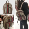 Balo Gucci Ophidia GG Small Backpack Brown Nâu 4 Balo Gucci Nâu