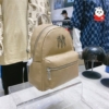 Balo MLB Monogram Diamond Backpack NY Yankees 15 Balo MLB Mini Size 20 NY Yankees Màu Kem