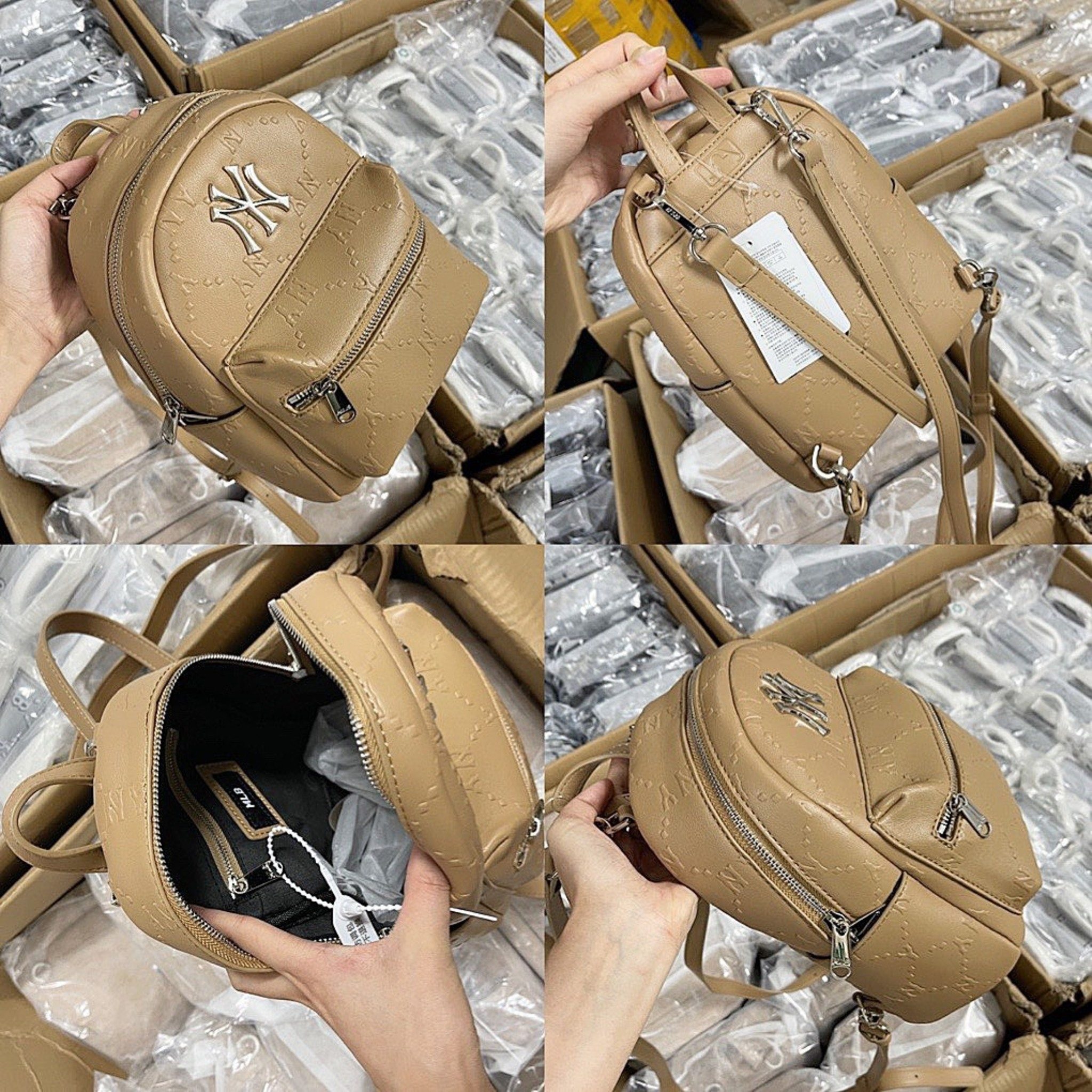 Balo MLB Monogram Diamond Backpack NY Yankees 12 Balo MLB Monogram Diamond