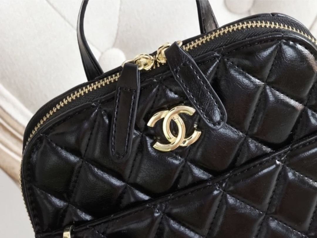 Balo 2in1 Mini Lady Chanel Black Size 22 Đen 6 Balo và Túi 2in1 Chanel Đen