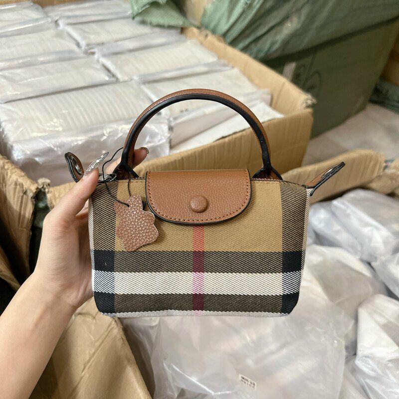 Túi Burberry Olympia Shoulder Chữ Nhật Quai Tròn 5 Túi BBR Burberry Bag Quai Tròn