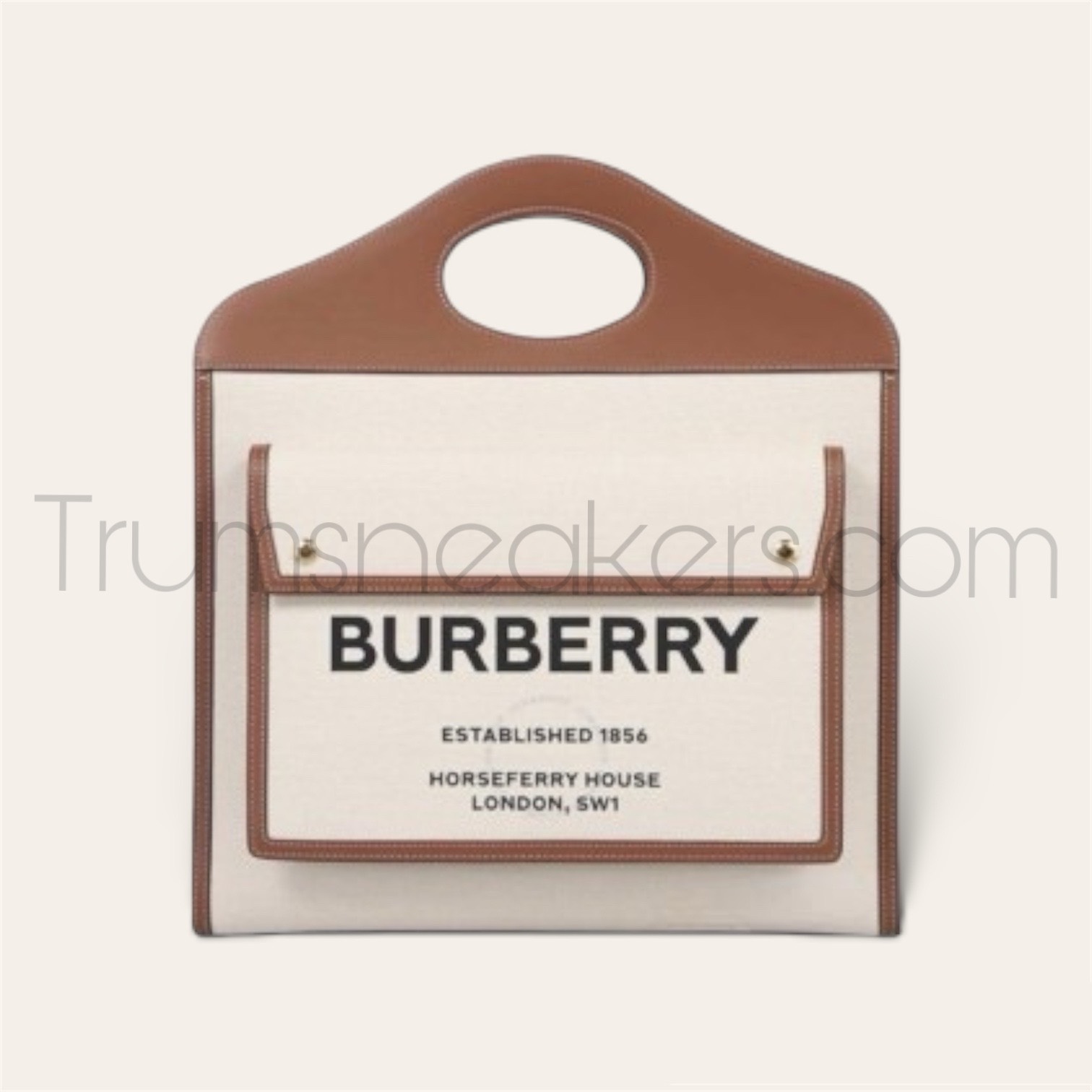 Túi Burberry Horseferry Pocket Handle Bag Size 23 1 Túi Burberry Horseferry Pocket Handle Bag Size 23
