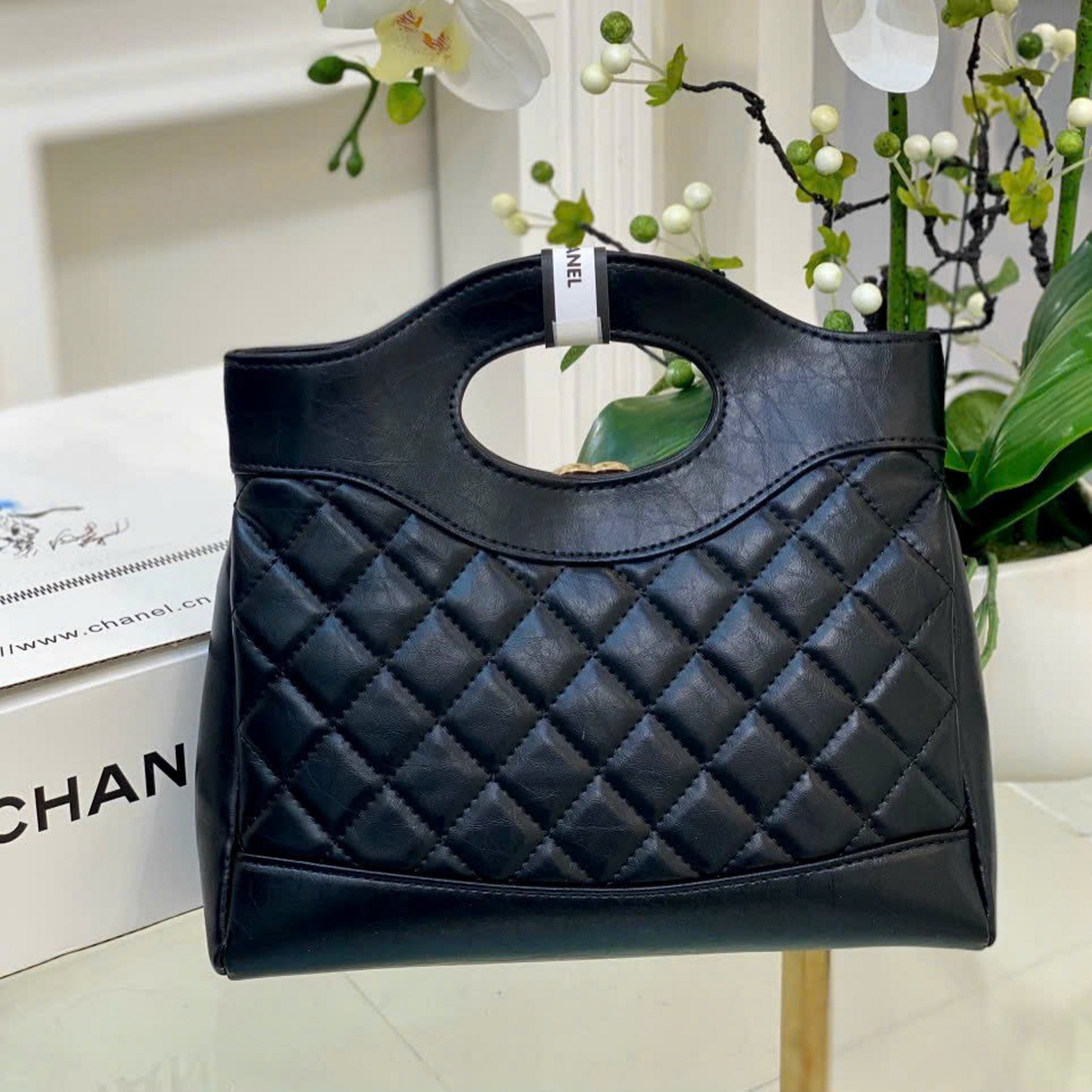 Túi Chanel 31 Mini Shopping Bag Shiny Crumpled Calfskin 3 tui chanel 31 mini bag