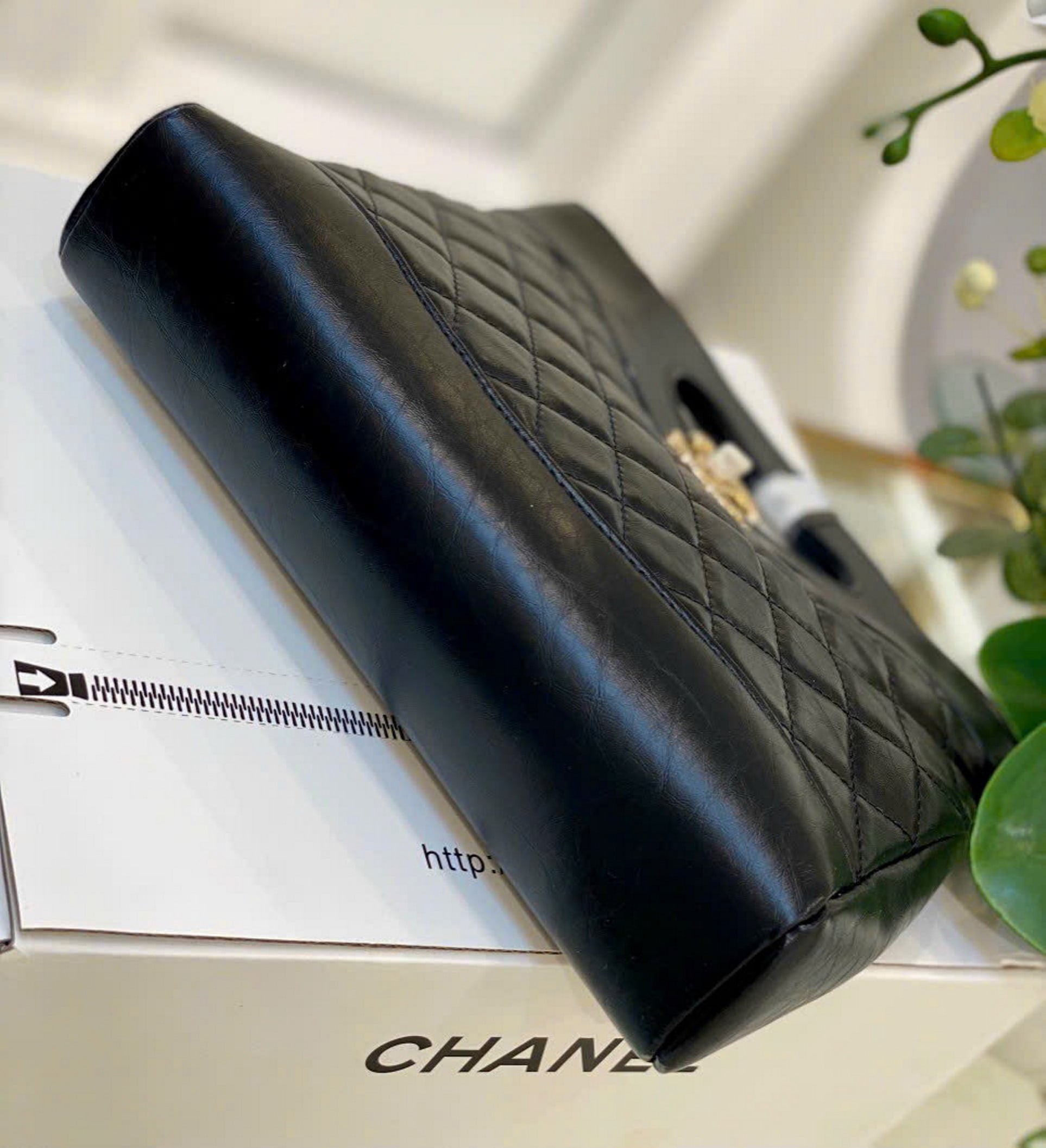 Túi Chanel 31 Mini Shopping Bag Shiny Crumpled Calfskin 9 tui chanel 31 mini shopping bag den