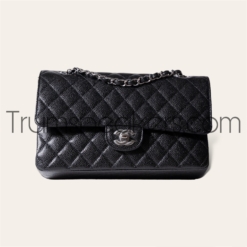 Túi Chanel Classic Double Flap Bag Khóa Đen Size 25