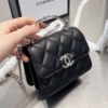 Túi Chanel Coco Mini Size 16cm Enamel Top Handle Black