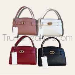 Túi CK Charles & Keith Khoá Xoay Trắng Đen Đỏ