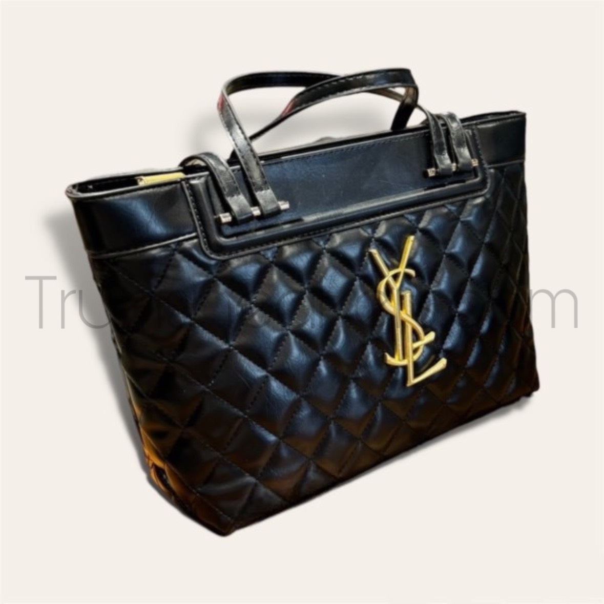 Túi Da YSL Saint Laurent Oversize Đen Trắng Nâu 1 Túi Da Nữ YSL Saint Laurent Oversize Đen Trắng Nâu