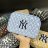 Túi Đeo Chéo MLB Monogram Jacquard Crossbag New York Xanh Dương