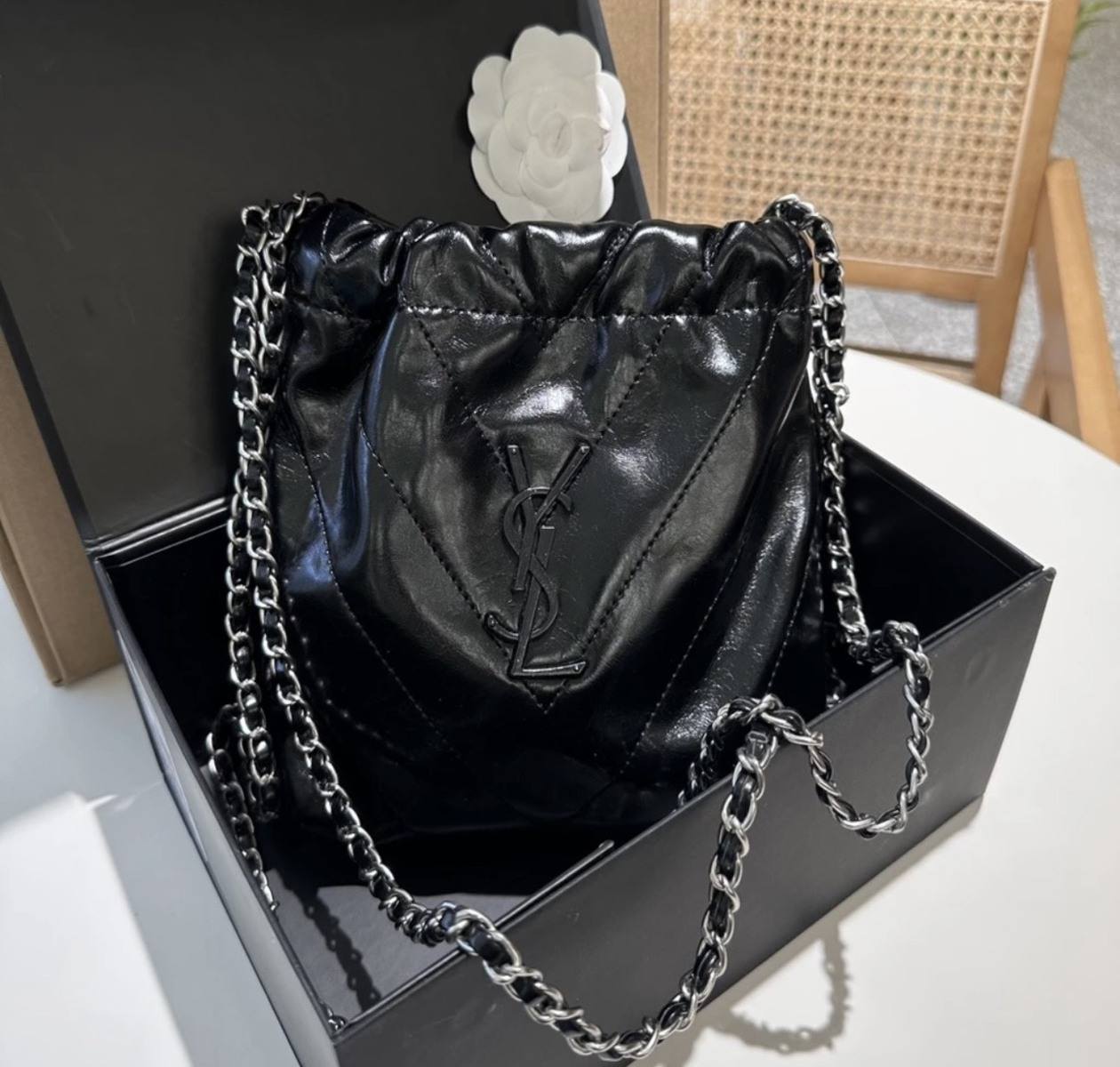 Túi Đeo Chéo YSL Hobo Mini Size 21cm Fullbox Da Mềm 1 Túi Đeo Chéo YSL Hobo Mini Size 21cm