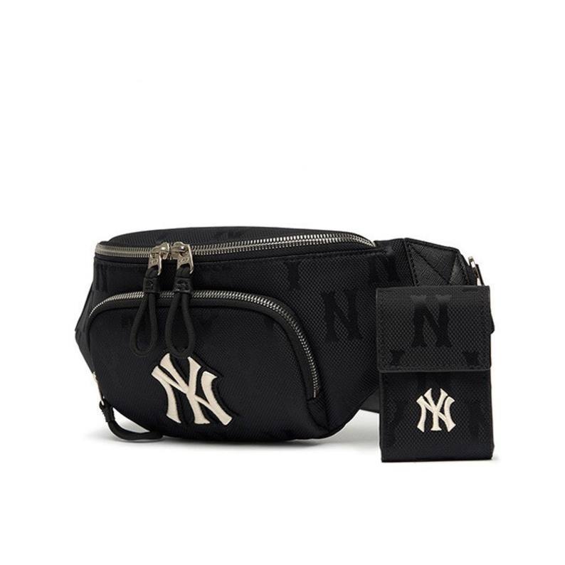 Túi Đeo Hông MLB Monogram Hip Sack NY Yankees 6 Túi Đeo Hông MLB Monogram Nylon Jacquard Hip New York Yankees 3AHSM011N-50BKS