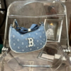 Túi Đeo Vai MLB Hobo Diamond Monogram Denim 16 tui deo vai mlb hobo diamond monogram denim boston red sox 3abqs023n 43sbl mau xanh nhat scaled 1