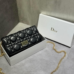 Túi Dior Đen Caro