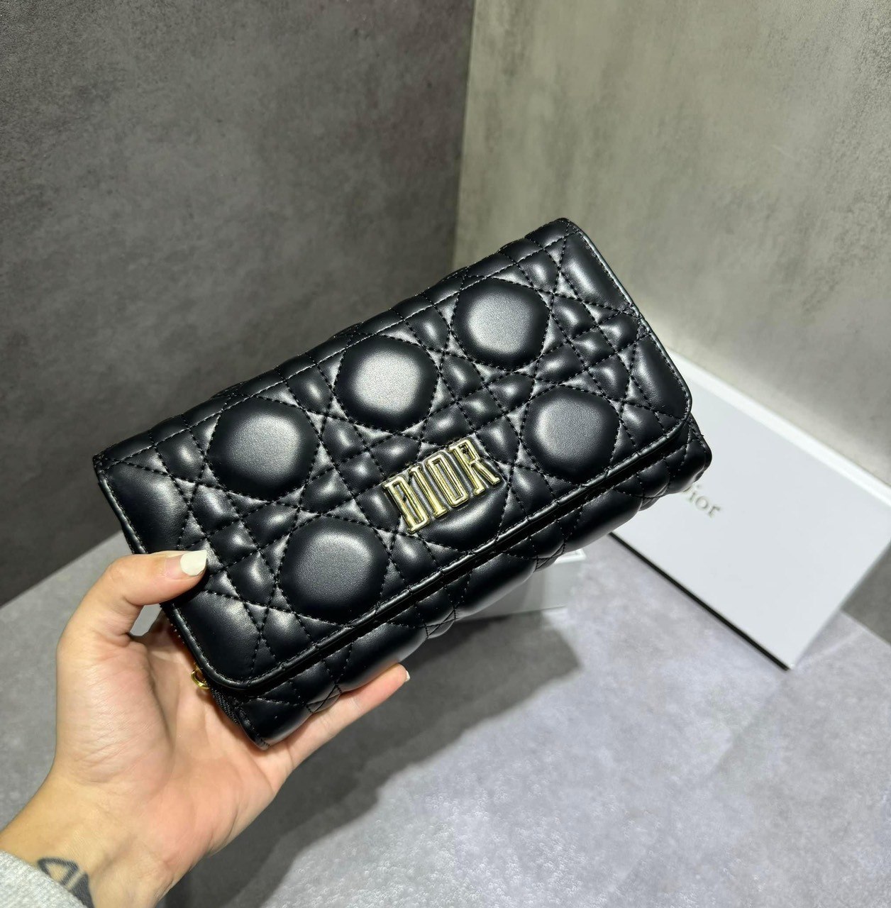 Túi Dior Woc Caro Black Bag Original – Túi Dior Caro Đen 5 Túi Dior Woc Caro Đen
