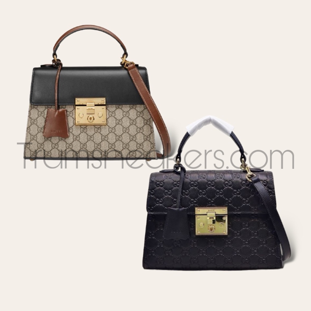 Túi Gucci Padlock GG Supreme Handle 453188-KLQJG-9785 1 Túi Gucci Padlock GG Supreme Handle 453188-KLQJG-9785