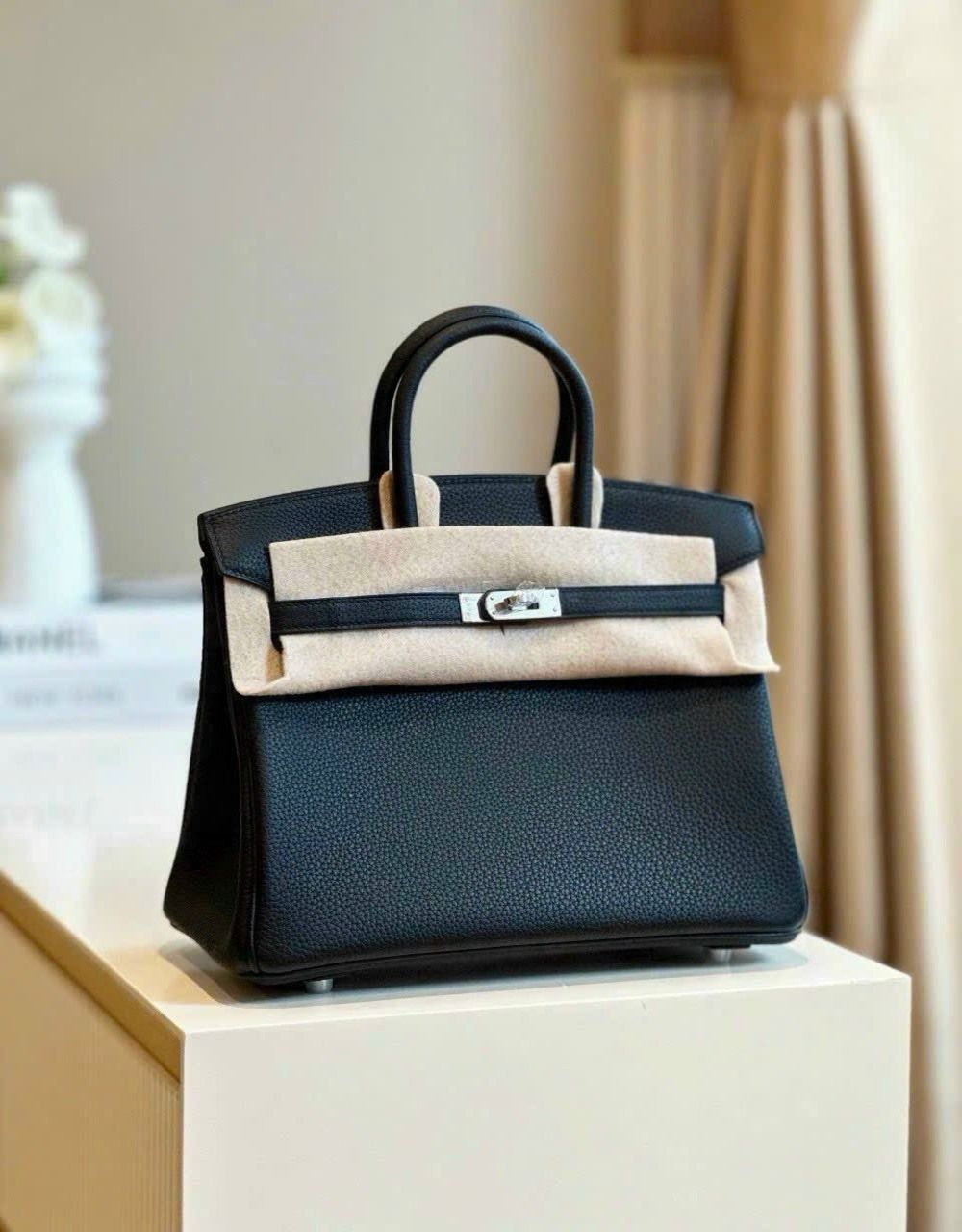 Túi Hermes Birkin 25 Togo With Silver Hardware Nhiều Màu 7 Túi Hermes Birkin 25 Đen Noir Da Togo Màu Đen
