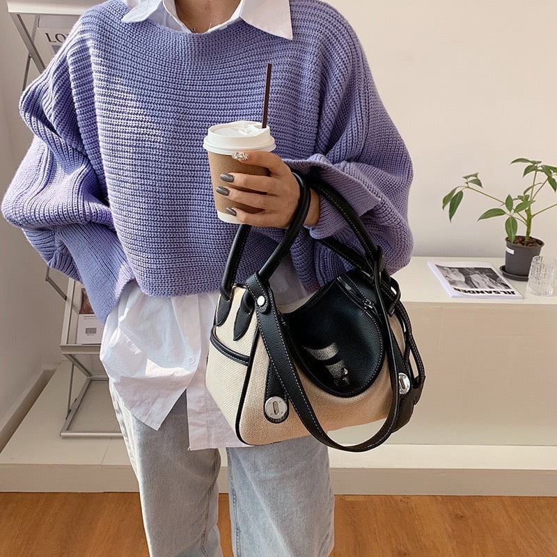 Túi Lindy Mini Bag-4 Màu Nâu Be Xanh Đen-Giá Rẻ 3 tui lindy mini bag mau den