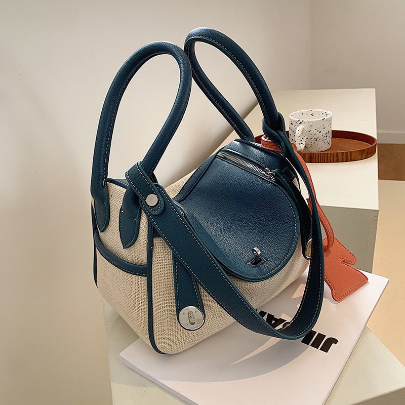 Túi Lindy Mini Bag-4 Màu Nâu Be Xanh Đen-Giá Rẻ 5 tui lindy mini bag mau xanh blue