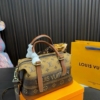 Túi xách Louis Vuitton LV Dáng Trống Lớn 16 Túi Louis Vuitton LV Nâu Vàng