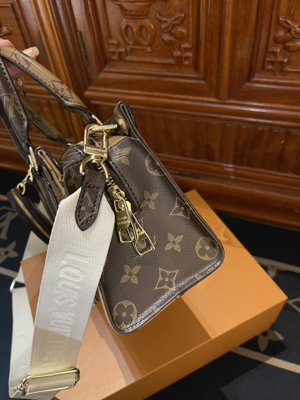 Túi Louis Vuitton Monogram Vàng Nâu 7 Túi LV Monogram Brown Yellow