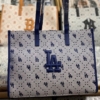 tui mlb big diamond monogram jacquard large tote bag la dodgers lnavy