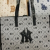 tui mlb big diamond monogram jacquard tote new york yankees