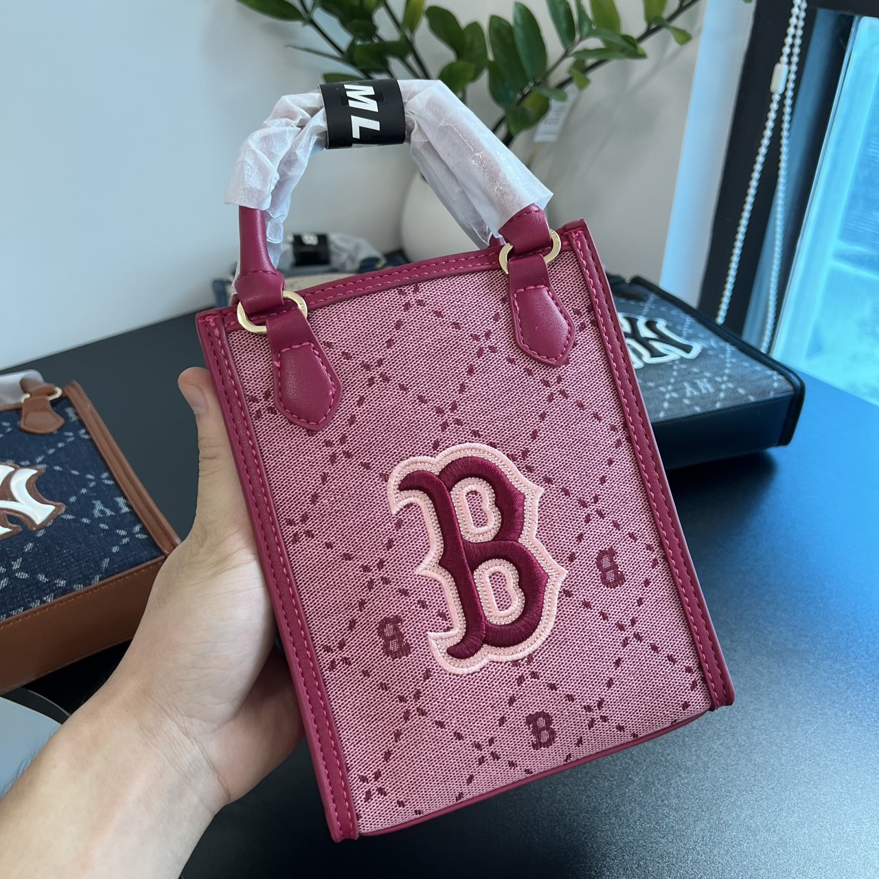 Túi MLB Classic Monogram New York Yankees Bag 7 tui mlb classic monogram boston red sox 7acrmd93n 43pcd
