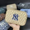 Túi Đeo Chéo MLB Monogram Jacquard Crossbag New York 19 Túi MLB Cross Bag Monogram Jacquard Beige Navy