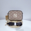 Túi MLB Diamond Monogram Camera Bag New York Yankees Cream 7ACRM012N-50BGS