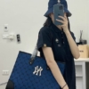 Túi MLB Big Diamond Monogram Jacquard Large Tote Bag 22 tui mlb monogram diamond jacquard ny yankees