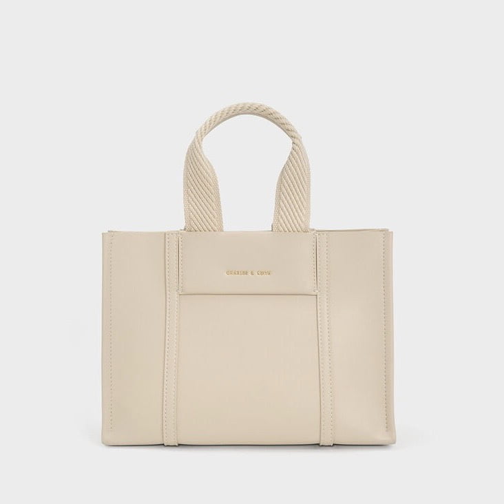 Túi xách chữ nhật Mini Shalia - 3 Màu Kem - Nâu - Đen 2 tui tote nu chu nhat shalia large double handle mau kem