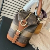 Túi xách Louis Vuitton LV Dáng Trống Lớn 21 Túi Túi LV Vàng Nâu