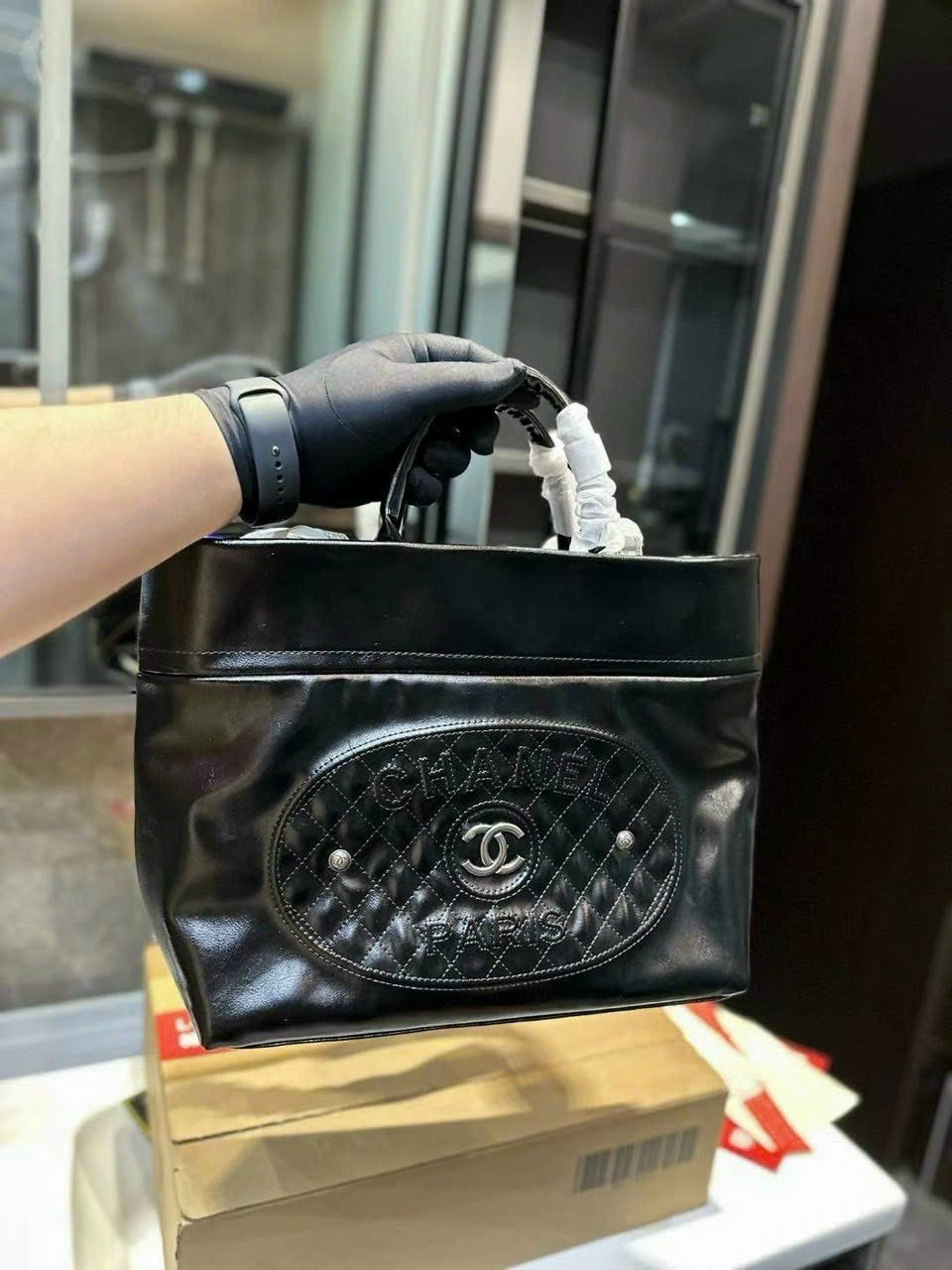Túi xách Chanel Large Tote Đen Fullbox 3 Túi xách Chanel Large Tote Black