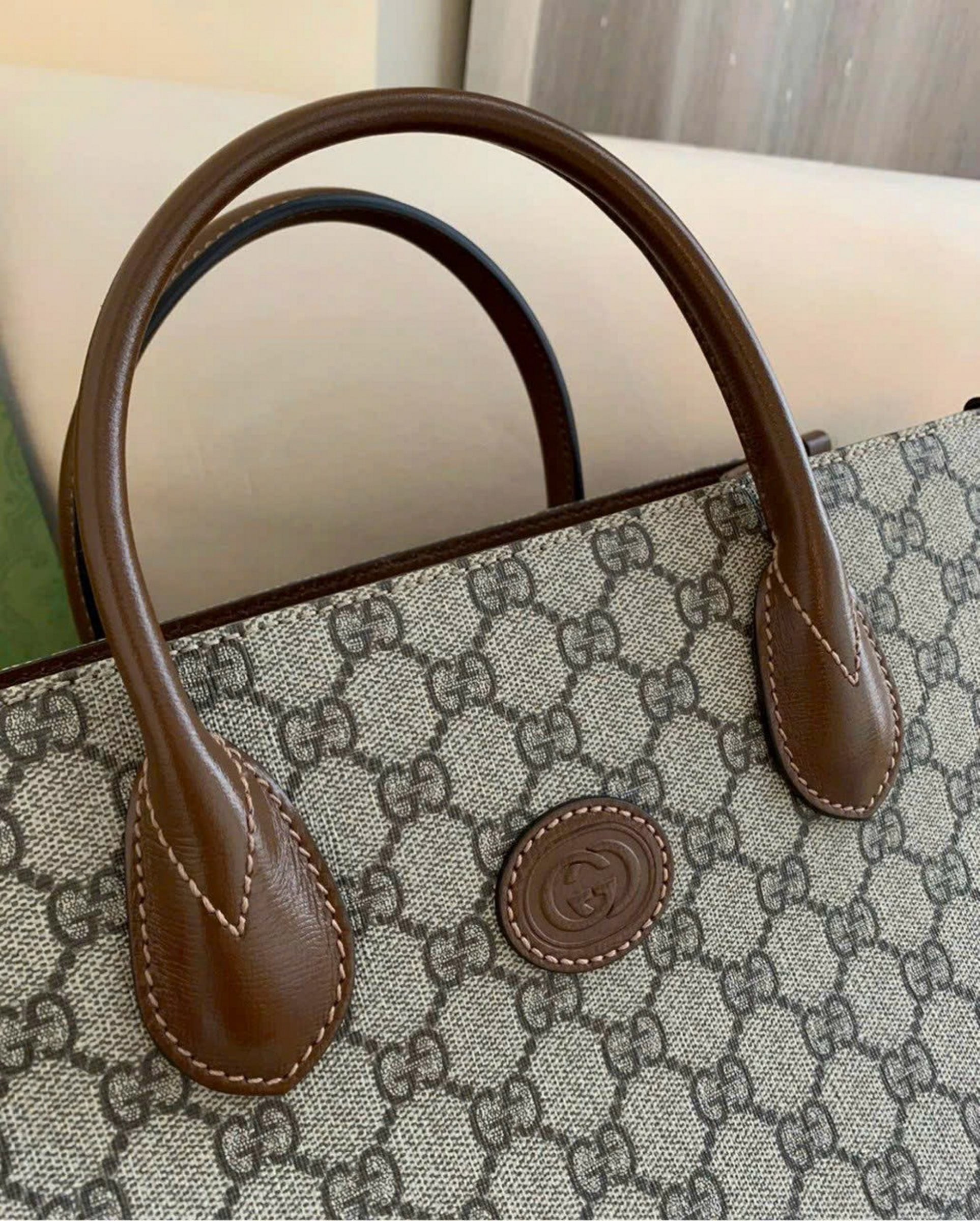 Túi Gucci GG Small Tote Bag Beige 659983-92TCG-8563 8 tui xach gucci canvas small tote nau be