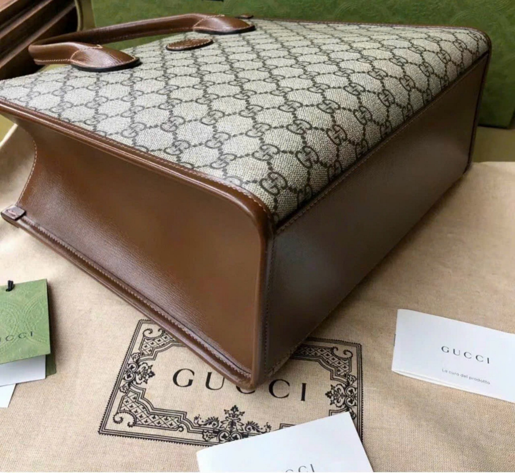 Túi Gucci GG Small Tote Bag Beige 659983-92TCG-8563 5 tui xach gucci canvas tote