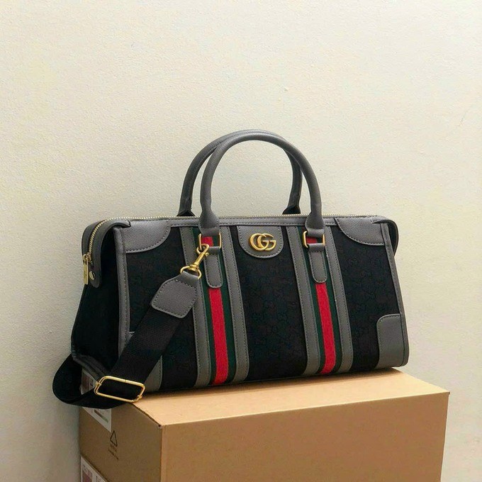 Túi Xách Gucci Handbag Tote Nhiều mẫu 6 Túi Xách Gucci Đen Phối Đỏ