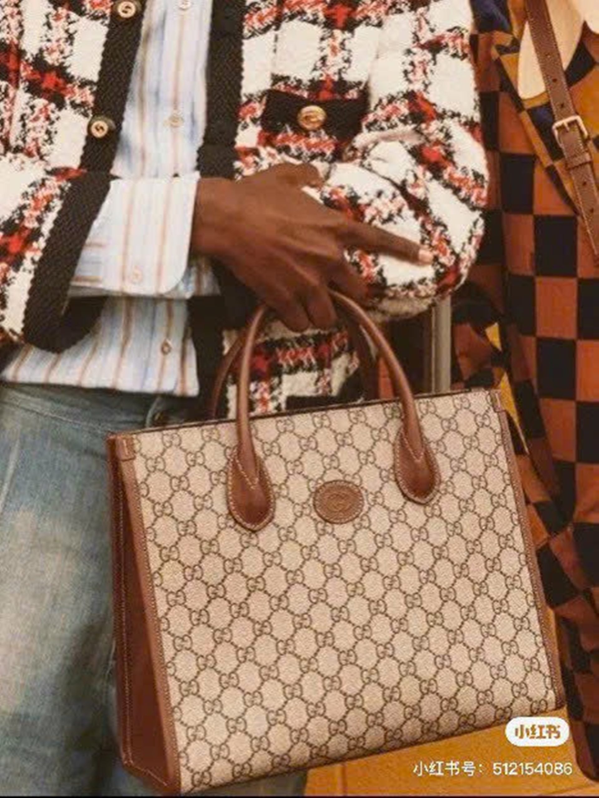 Túi Gucci GG Small Tote Bag Beige 659983-92TCG-8563 4 Túi xách Gucci GG Canvas Small Tote