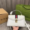 Túi Gucci Ophidia Small Top Handle Bag 651055 DJ2DX 8454 11 Túi Xách Gucci Ophidia White Size 24 Small Top Handle Bag