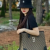 Túi MLB Big Diamond Monogram Jacquard Large Tote Bag 30 tui xach mlb monogram diamond jacquard boston red