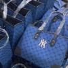 Túi MLB Big Diamond Monogram Jacquard Large Tote Bag 32 tui xach mlb monogram diamond xanh blue